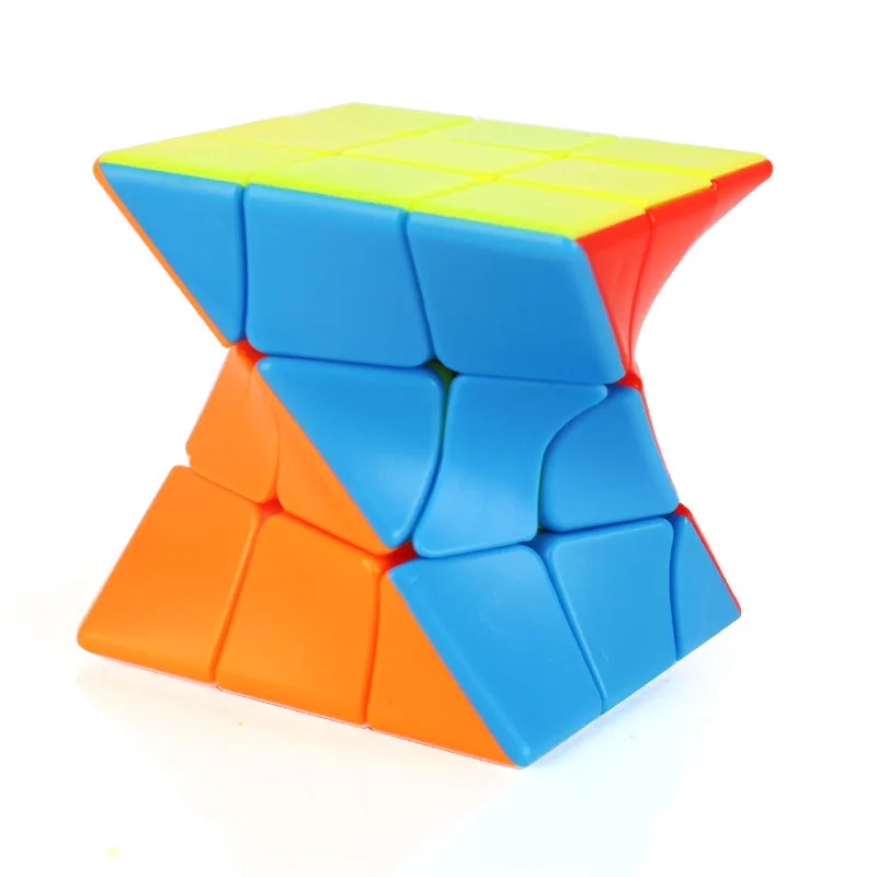 

3x3 Colorful Twisted Cube Puzzle Toy Real-color Cube Puzzle Leisure Developing Intelligence Twisted Cube Educational Cool Toys