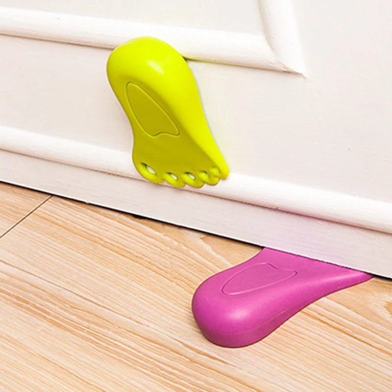 

Doorstop Child Anti-Pinch Safety Door Card Baby Safety Door Stopper Creative Small Ankle Style Door File 4 Packs. for Hotel Offi