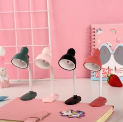Mini lampe de Table à LED pour livre, veilleuse réglable, à Clip, pour la maison, ordinateur portable, bureau 