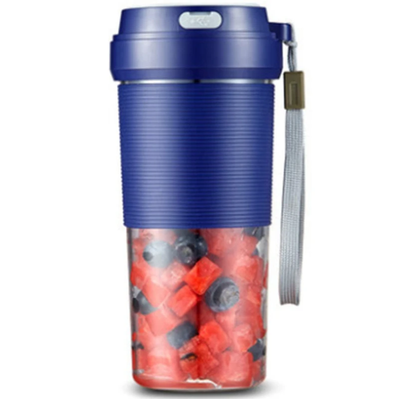 Tanie Gorąco! przenośny blender, bezprzewodowy osobisty blender sokowirówka, mini mikser, wodoodporny blender do smoothie z Usb akumulator, 300 Ml, H