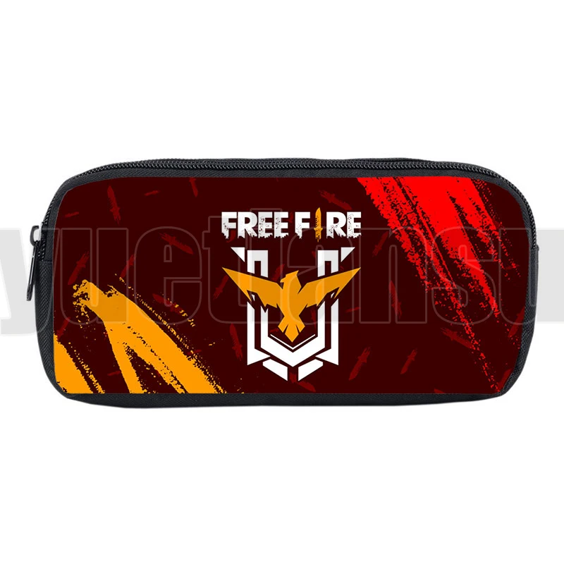 

3D Print War Games Free Fire Garena Roupa Angelical Pencil Case Children Funny School Pen Bag Women Cosmetic Bag Kawaii Pen Box