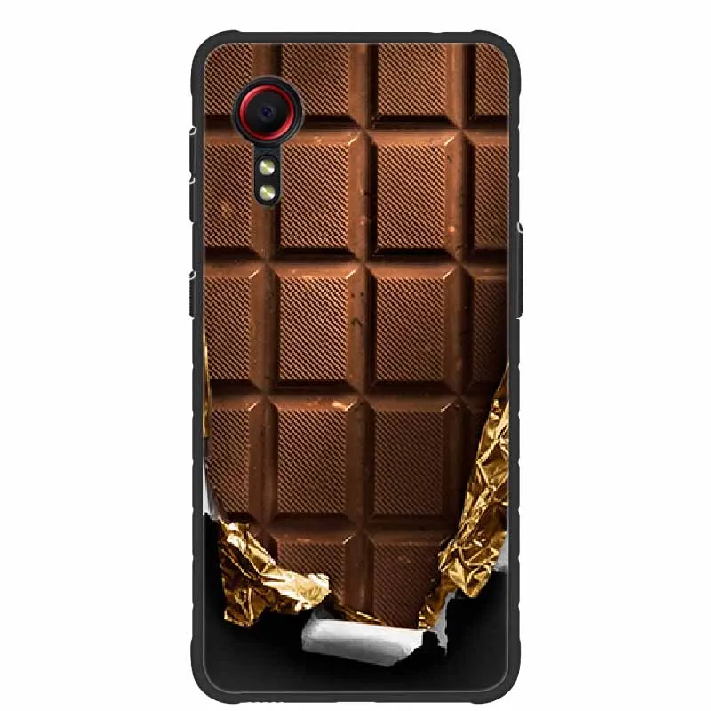 Black Fashion Silicone Soft Cover Shield Bumper Luxury Case
