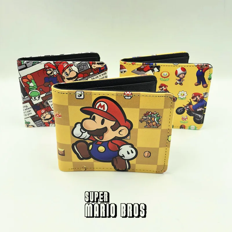 IVYYE, супер marioStyle, модный кошелек из искусственной кожи в стиле аниме, мягкая сумка для денег, на молнии, кошельки, для монет, повседневные кошельки, для карт, унисекс, подарки, Новинка