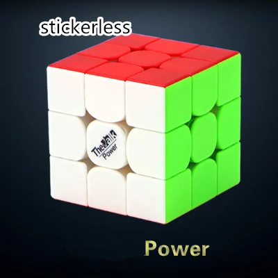 Power Stickerless QiYi Valk3 power M Магнитный Профессиональный скоростной 3*3*3 магический куб Valk 3 Забавный магический куб, обучающая игрушка для детей, подарок - Цвет: Power Stickerless