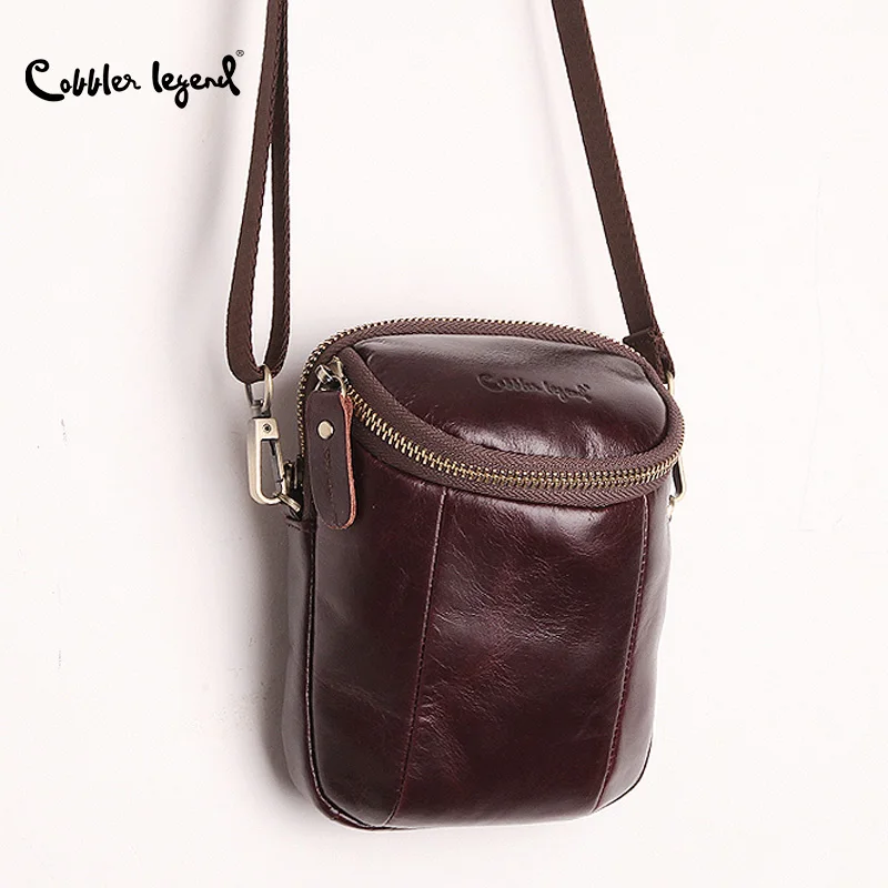 Cobbler Legend сумка из натуральной кожи Маленькая сумка через плечо поясная сумка мужская кожаная мини сумка для денег дизайнерские сумки высокого качества