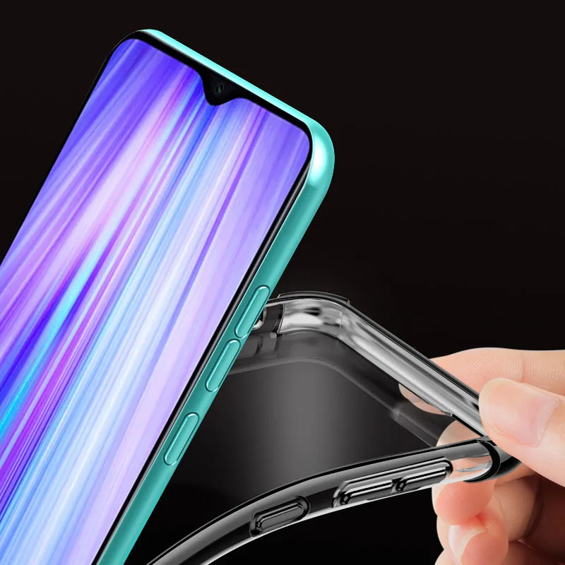 Синий цвет для Xiao Redmi Note 8 Pro Чехол подушки безопасности буфера полная защита чехол для Xiao Redmi Note8 Pro ТПУ Противоударный задняя крышка