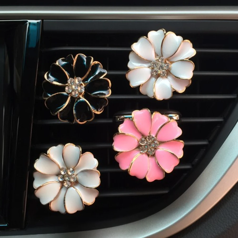 Universal Daisy Shape Car Air Outlet Fragrant Perfume Clip Air Freshener Diffuser