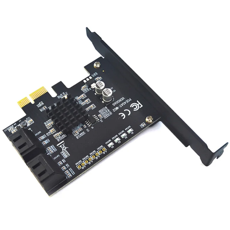 Адаптер карты Pci-E4 Msata Ssd и Sata3.0 Combo Pci Express 6 Гбит/с Asm1061 Sl@ 88