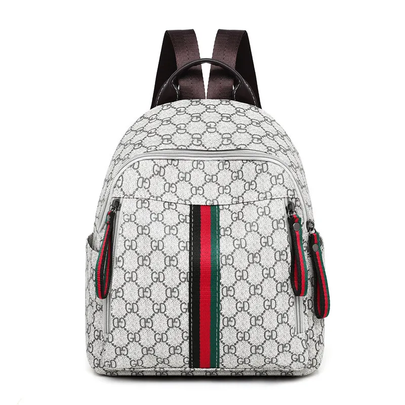 

Mini Ms. Backpack Casual Single Backpack Large Capacity Striped Lightweight Waterproof Backpack