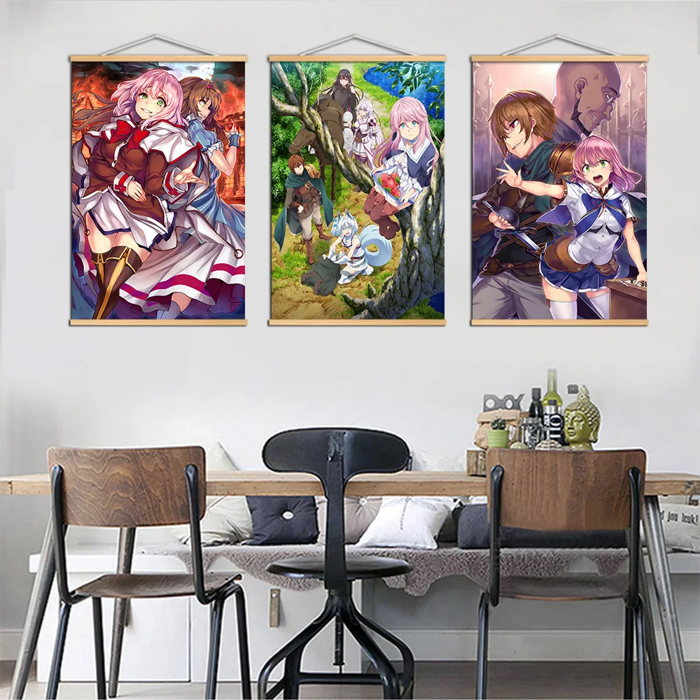 DCVH Anime Redo of Healer Kaiyari Keyaru Kureha Crylet Poster Decorative  Painting Canvas Wall Art Living Room Posters Bedroom Painting