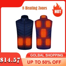 Heated-Vest Hunting-Jacket Thermal-Cloth Electric Winter Outdoor New Men