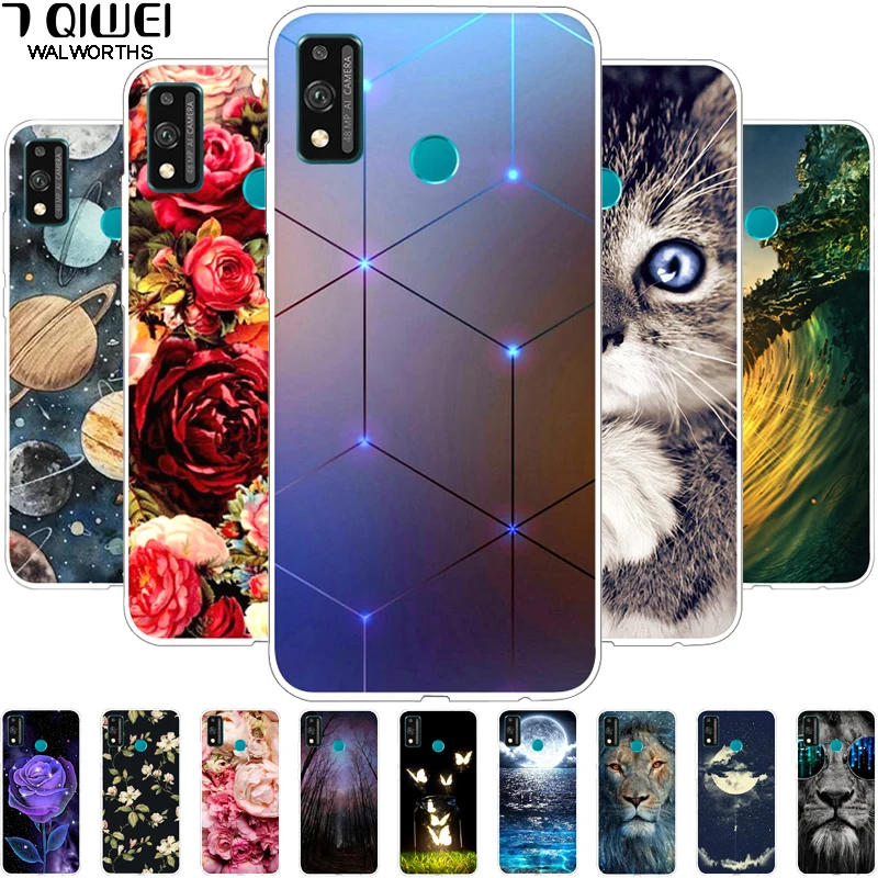 For Huawei Honor 9X Lite Case Phone Cover Silicone Soft TPU Back Cases 6.5'' Coque 9 X | Мобильные телефоны и
