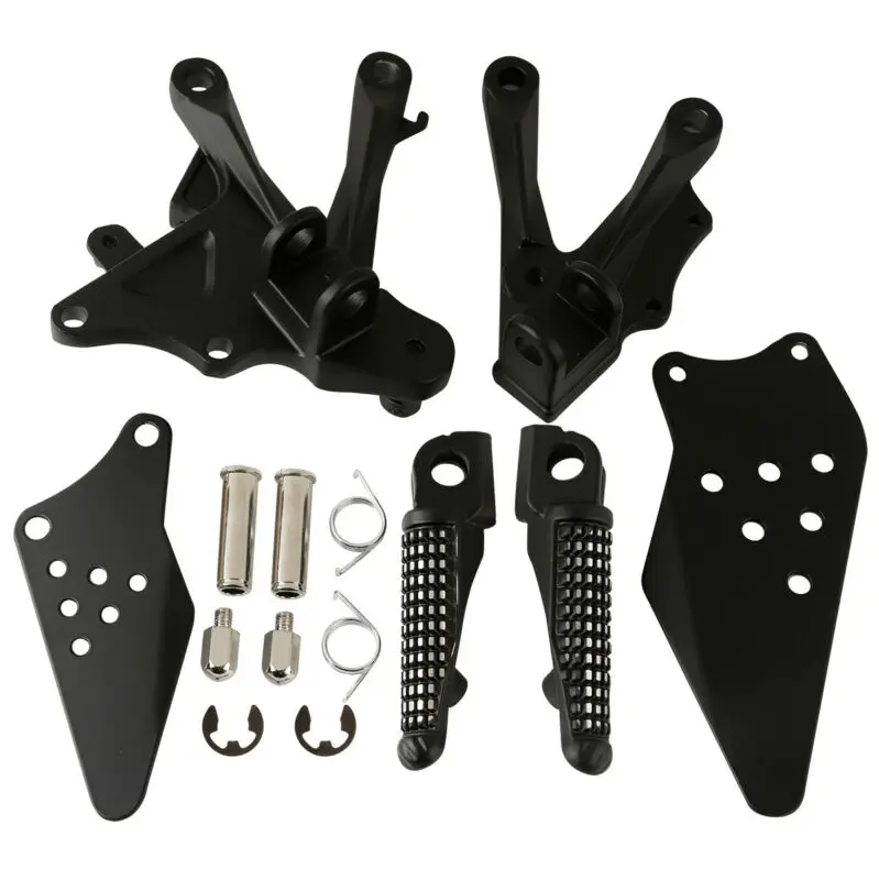 Передняя Подножка для мотоцикла подножки KAWASAKI ZX10R 2006-2010 2007 2008 09 Footpeg | Автомобили и