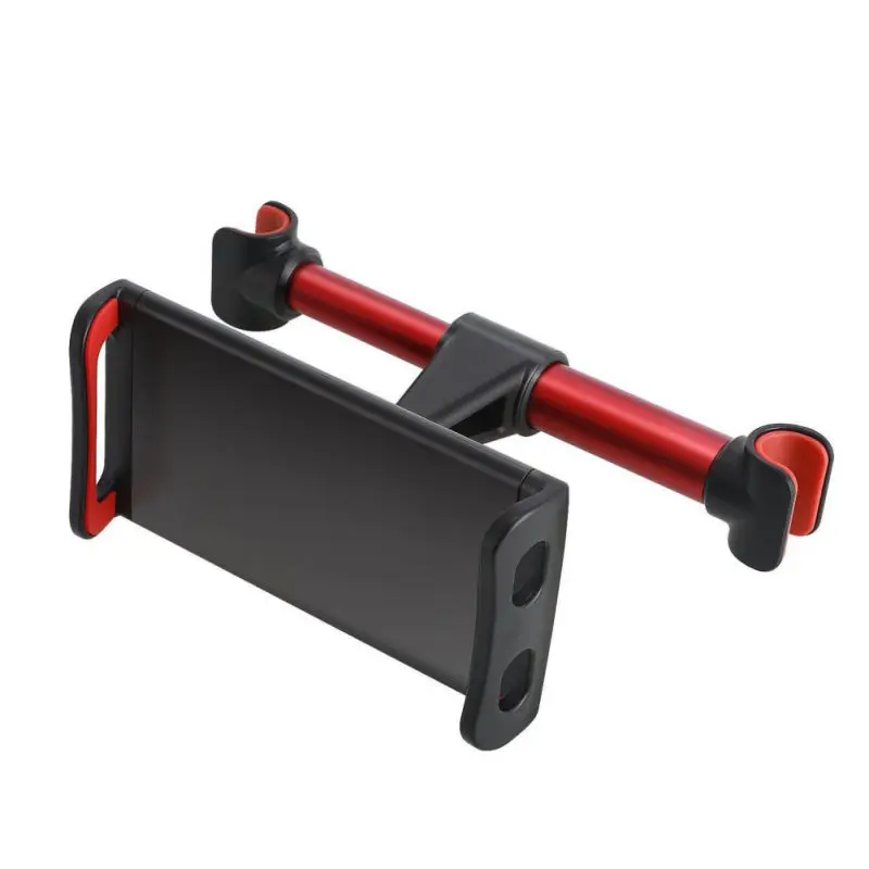 Автомобильная задняя Подушка держатель для телефона планшет автомобильная подставка сиденье задний подголовник Монтажный кронштейн для iPhone X8 iPad Tablet 4-11 дюймов Soporte - Цвет: Red