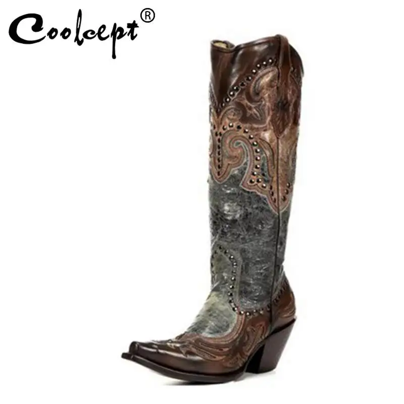 western style knee high boots