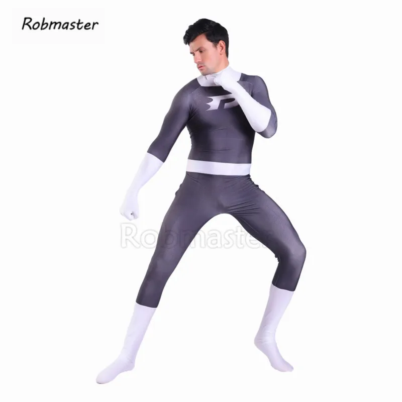 Костюм для взрослых и детей мальчиков Danny Phantom костюм косплея 3D принт спандекс