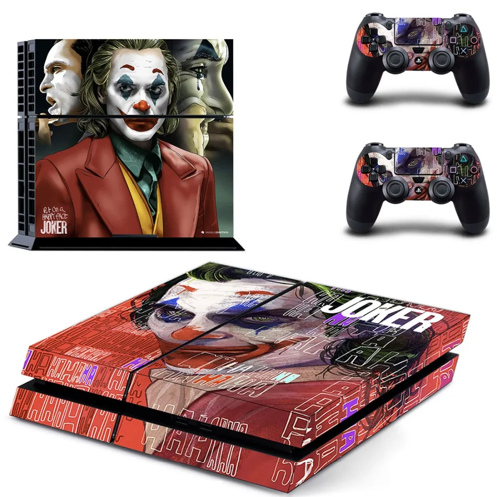 DC Джокер PS4 Кожа Наклейка виниловая для консоли Playstation 4 и контроллеров PS4 Кожа Наклейка