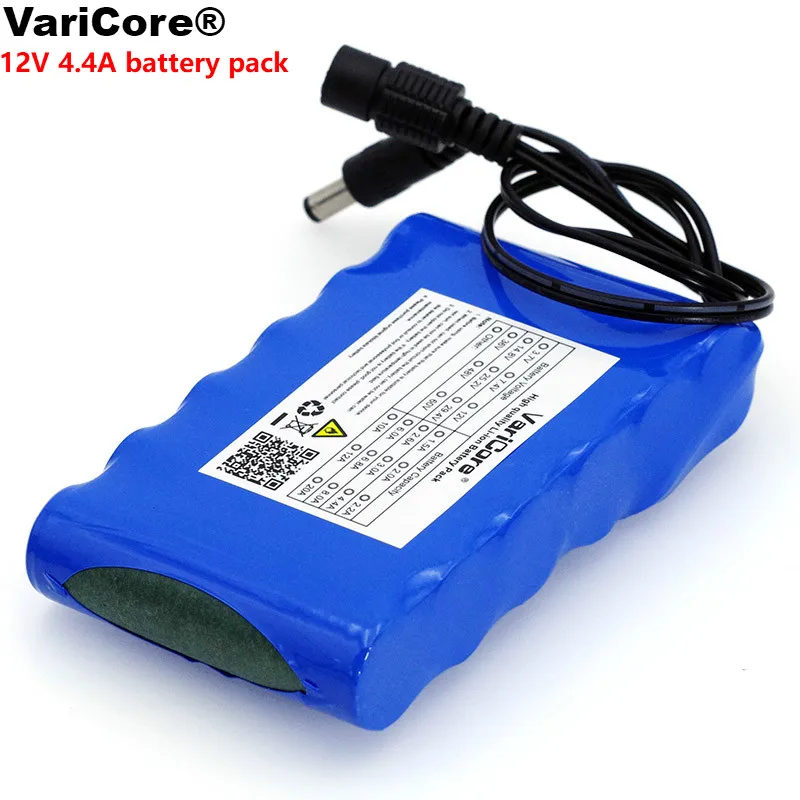 12 v 4 Ah 4400mAh 18650 перезаряжаемые батареи 12V литий-ионный аккумулятор Защитная панель