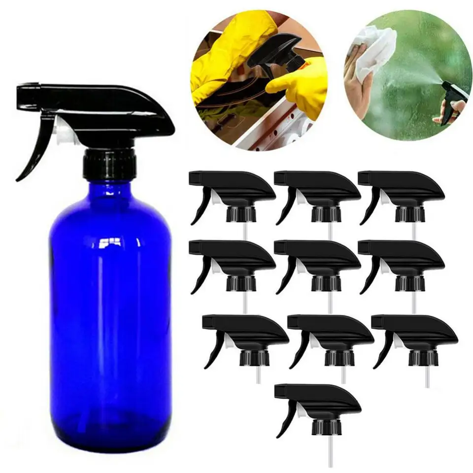 6 ugelli regolabili resistenti per nebulizzazione e flusso per 28/400 bottiglie standard da 226,8 g/453,6 g, ugello spray multiuso per pulizia e irrigazione del giardino (blu
