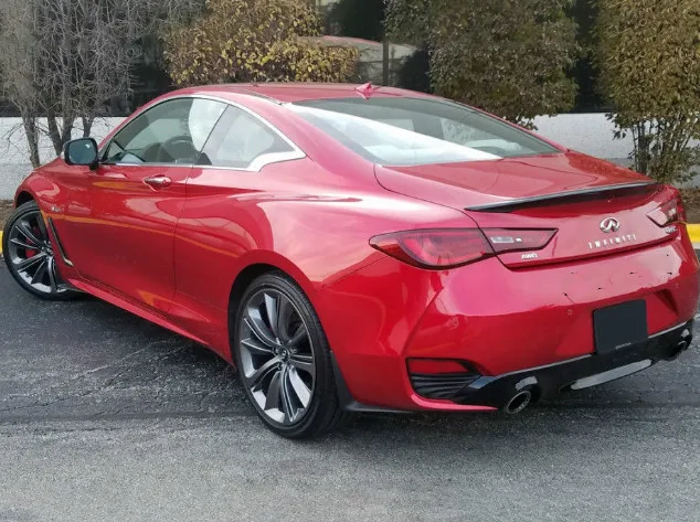 Подходит для Infiniti Q60 Q60S- модифицированный Карбон волокно заднее крыло с задним спойлером крыло
