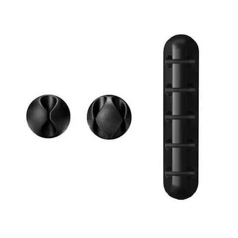 Cable Organizer Digital Cable Management Phone Cord Protector Mouse AUX headphone Ties Hook Loop Fixed Wire Winder