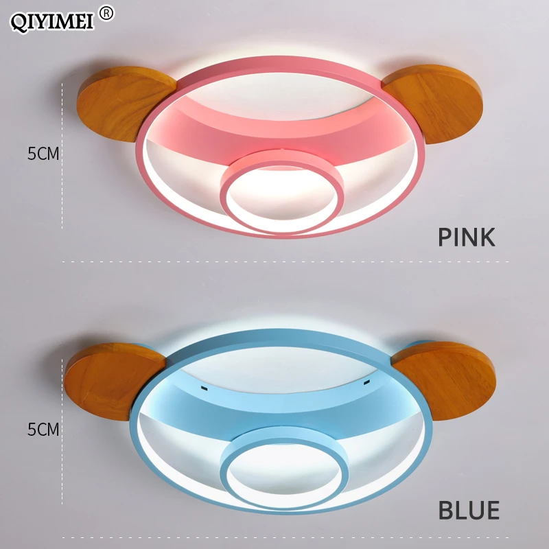 Розовые синие потолочные светильники с затемнением для детской спальни кабинета