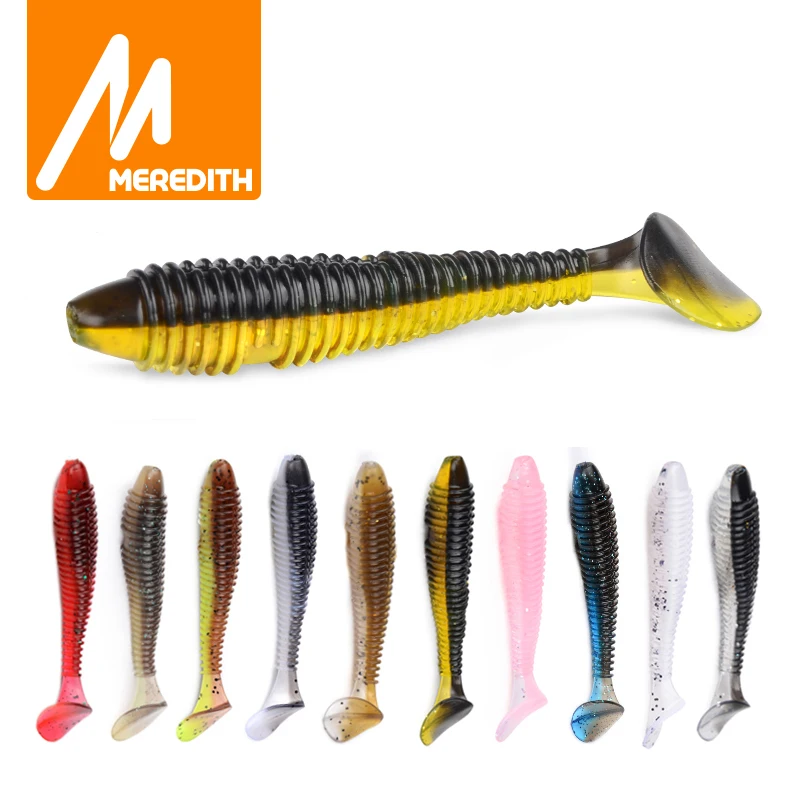 

MEREDITH Fishing Soft Lures Shad Swing Impact Fat Vibro Fat Soft Bait 75mm 85mm 180mm Tackle Lifelike Iscas Wobbler PVA Fishing