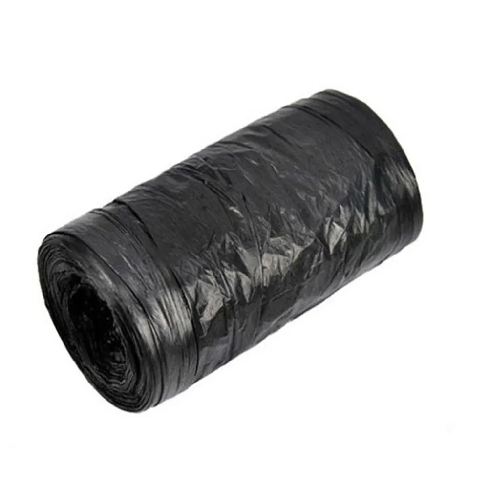 

1 Roll 16pcs Clean-up Black Rubbish Kitchen Home Disposable Garbage Bag