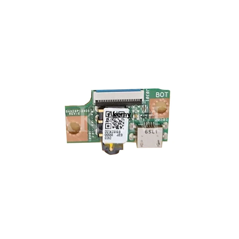 DAXC9P124C0 REV C USB Charging Dock Connector Board Flex cable With Headphone plug jack For Asus T1Chi T100Chi T1 CHI T100 CHI