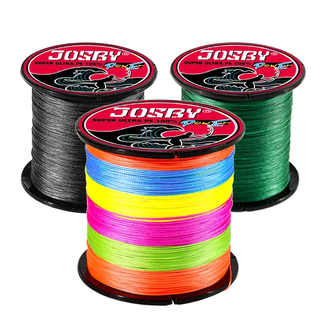 JOSBY tresse ligne de pêche 8 brins 300M 500M 1000M 150M100% PE  multifilament tressé carpe ligne de pêche mouche Pesca X SUPER lisse -  AliExpress