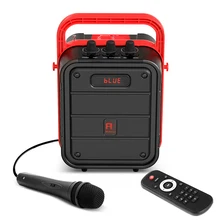 Shinco Karaoke Center Speaker with Microphone Woofers for Wireless Portable Party Speakers Supported TF USB FM AUX