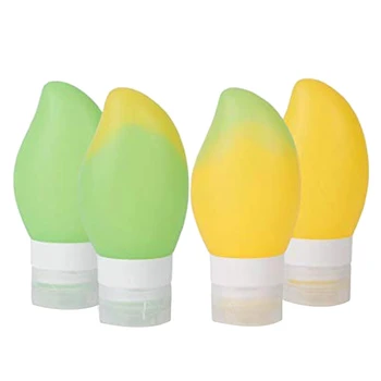 

4 Pack Smoothness Silicone Travel Container Travel Accessories for Carry on Luggage