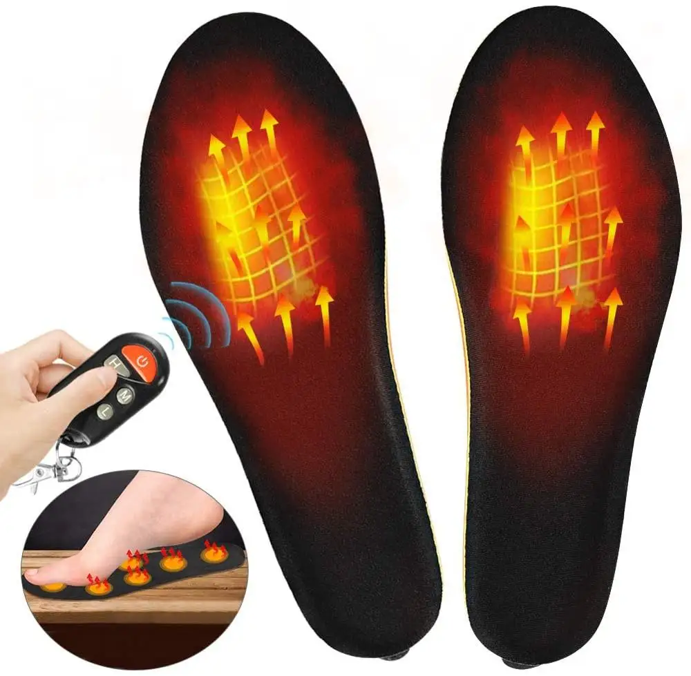plantillas t/érmicas plantillas c/álidas lavable plantillas recargables para zapatos calentados para mujeres y hombres,tama/ño: 41-46 plantilla cortable SEGMINISMART Calentadores de pies