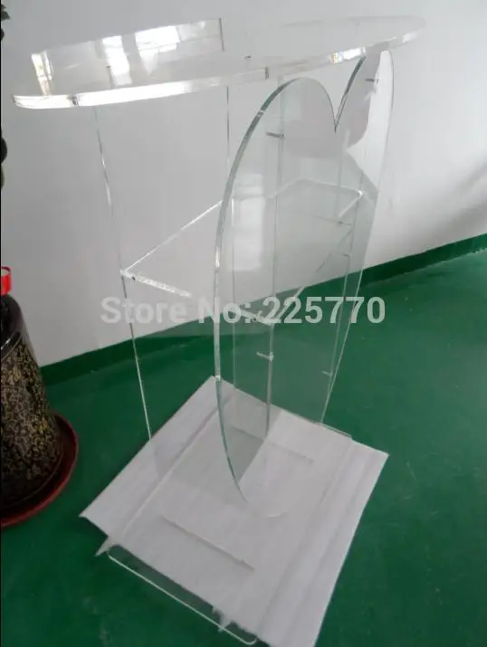 Acrylic heart-shaped lectern Acrylic Church Lectern Perspex Church Lectern Heart shaped plexiglass