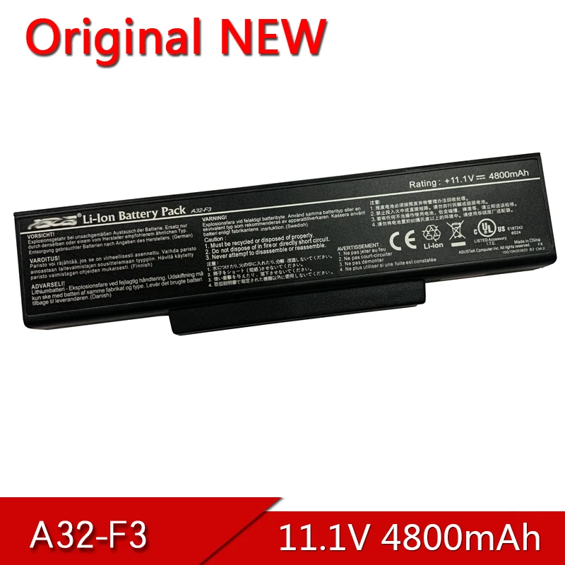 A32-F3 новый оригинальный A33-F3 Аккумулятор для ноутбука ASUS F2 F3 F3E F3H F3J F3Q F3JA F3JM F3JC F3SR F3SE