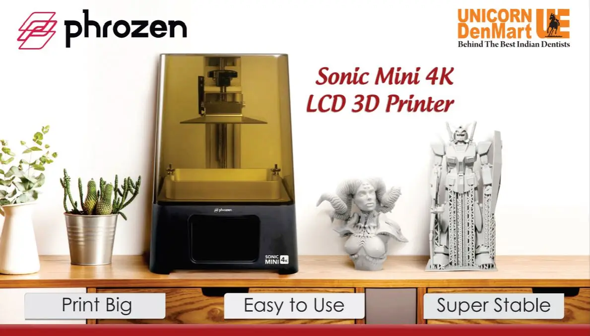 Phrozen Sonic Mini 4K 3D Printer Print size 134*75*130mm,UV Photocuring LCD Resin 3D Printer with 6.1 inch 4K Mono chrome LCD 3d laser printer