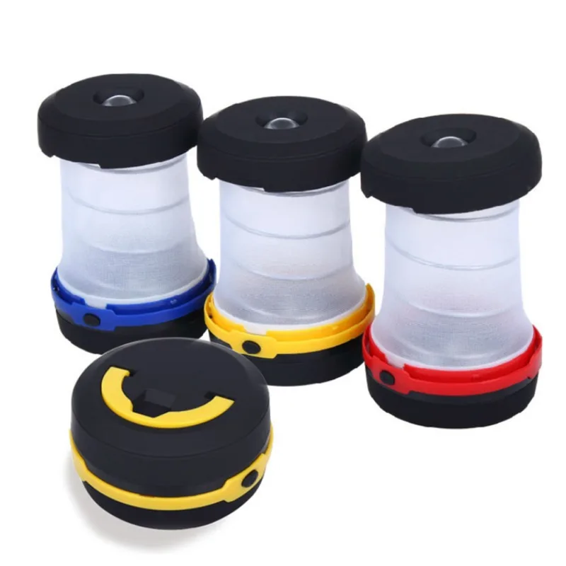 

Camping Lamp Outdoor LED Flashlight Light Flexible Portable Mini Retractable Survival Tools Lantern For Tent Hiking With Handle