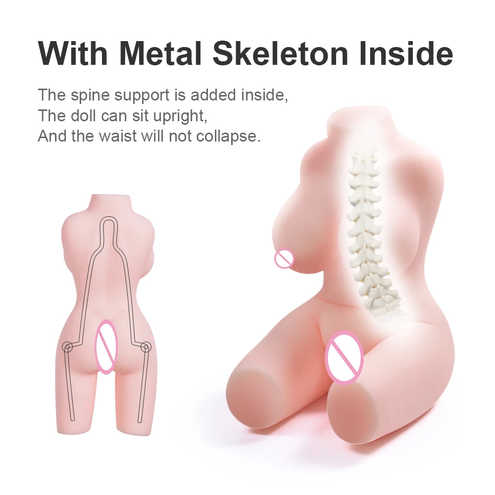 Masturbators-Men-Masturbating-Toy-Half-Body-Big-Ass-Breast-with-Lifelike-Pussy-Vagina-Japanese-Silicone-Lifelike4