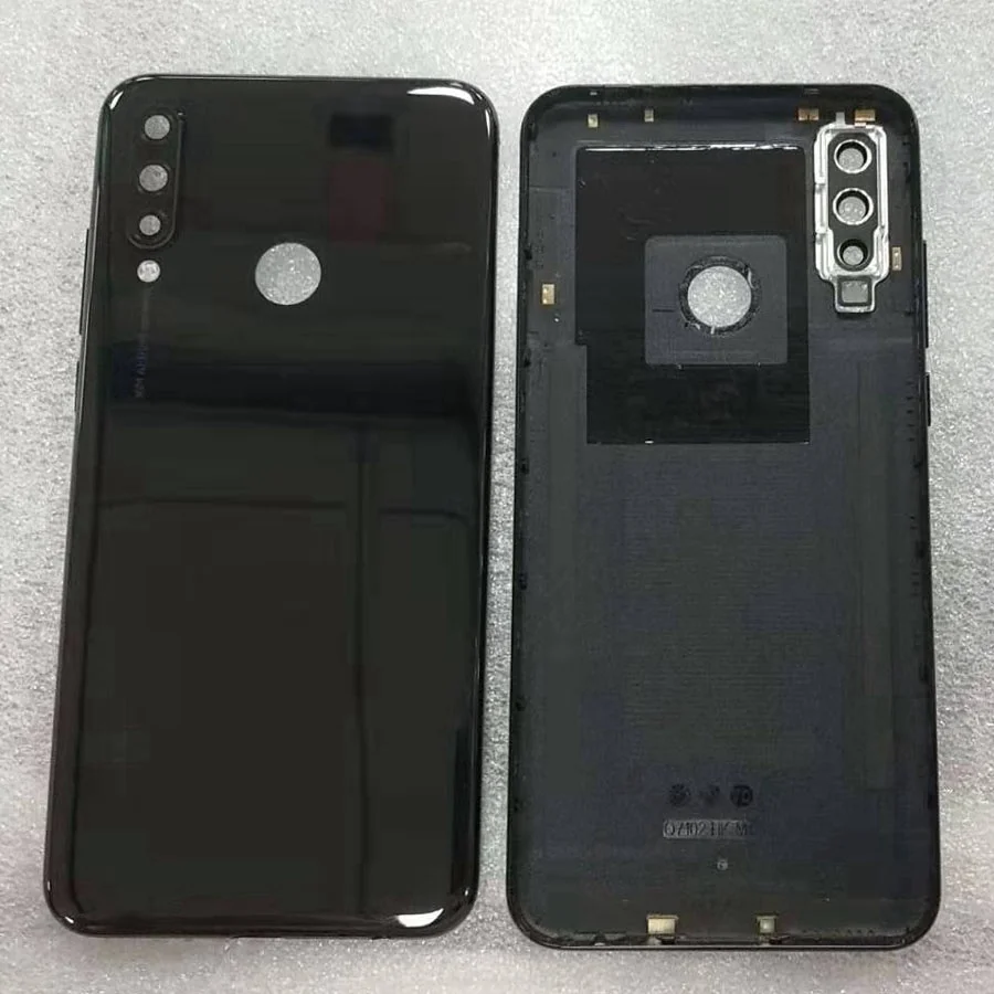 lenovo Z6 Lite, крышка для батареи, задняя крышка, L38111, запасные части для батареи, lenovo Z6, Молодежная задняя крышка, чехол с линзой - Цвет: Black With Lens