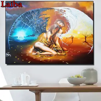 

Full Square round drill Diamond painting African woman Diamond embroidery girl Gay pattern Cross stitch resin bedroom wall decor