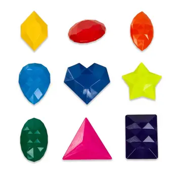

9 Colors Diamond Shape Crayons Non Toxic Washable Painting Drawing Wax for Baby A9LC