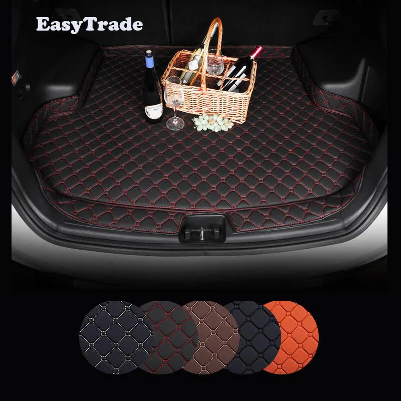 

For Jeep Compass Accessorioes 2017 2018 2019 Car trunk mats Liner Carpet Guard Protector goods Leather Car Interior Accessories