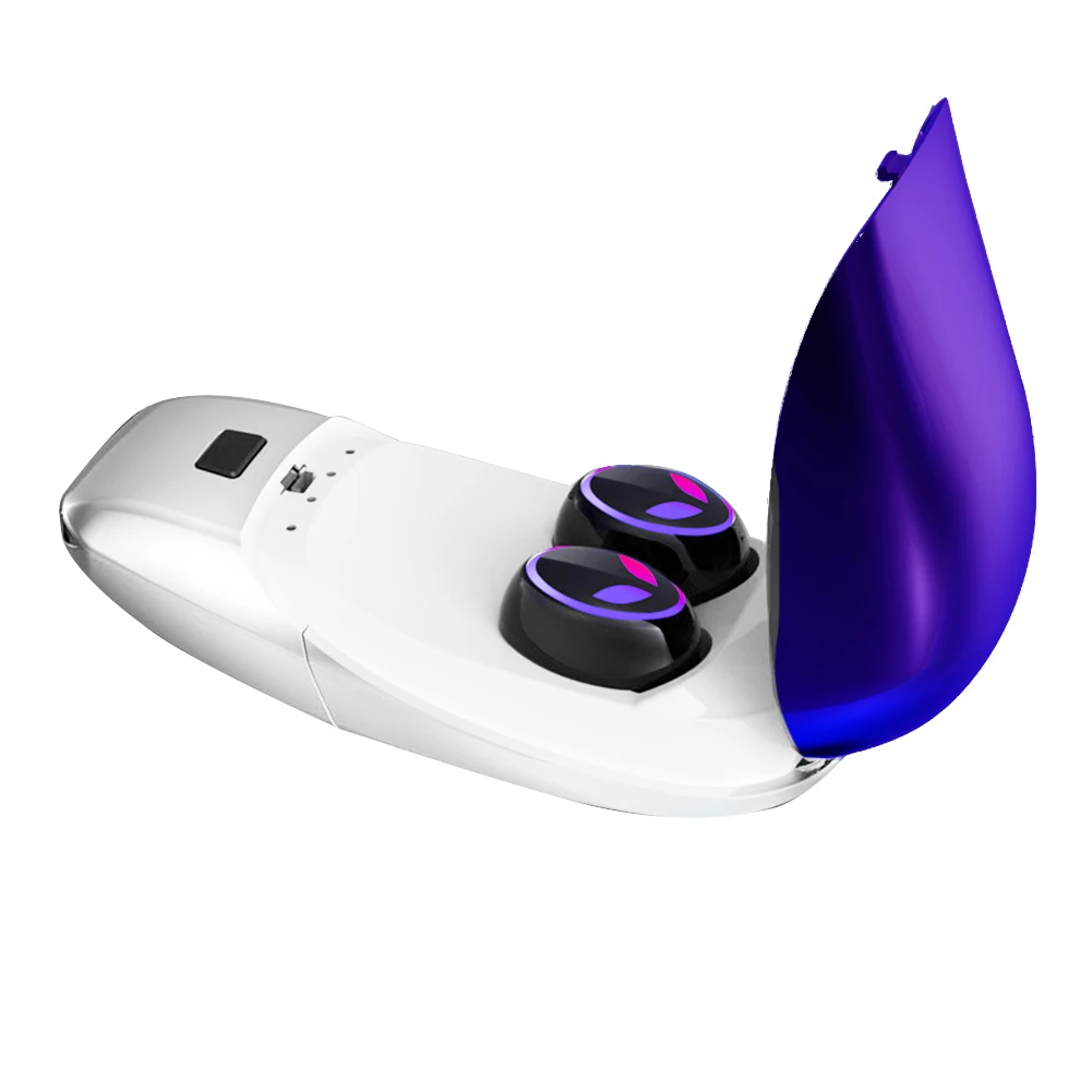 E8 шумоподавление в ухо 6D HIFI устойчивое звук Bluetooth 5,0 Handsfree управление стерео беспроводные наушники портативные игровые - Цвет: Warcraft