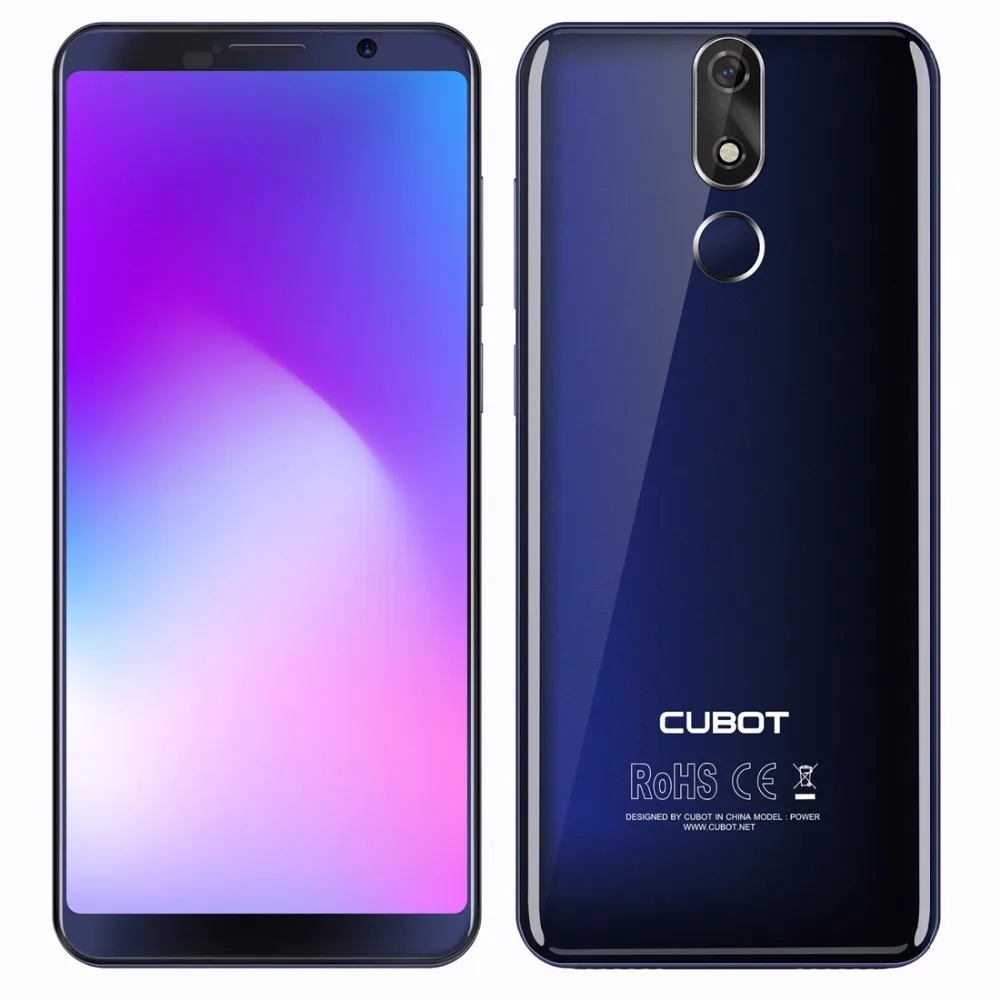 

Cubot Power 4G Smartphone 6000mAh Android 8.1 6GB +128GB 5.99" Cell Phones MT6760 Octa Core Fingerprint ID 16.0mp Mobile Phone