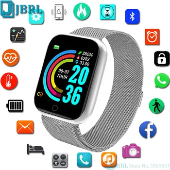 

Newest Bluetooth Smart Watch Women Men Smartwatch Waterproof Steel Smart Clock Ladies Android IOS Phone Men Wristband Heart Rate