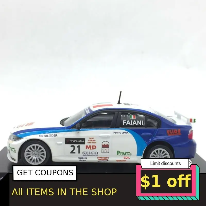 1:43 BMW 320si WCC гоночный автомобиль тонкая имитация литого сплава Модель автомобиля