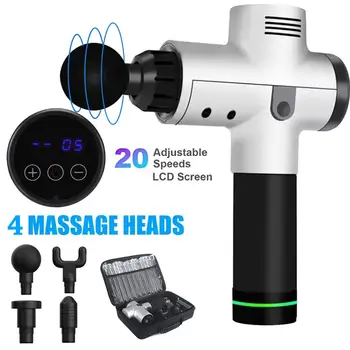 

Muscle Fascia Gun Massage Gun Deep Muscle Massager High frequency Pain Body Therapy Massage Exercising Relax Slimming Shaping