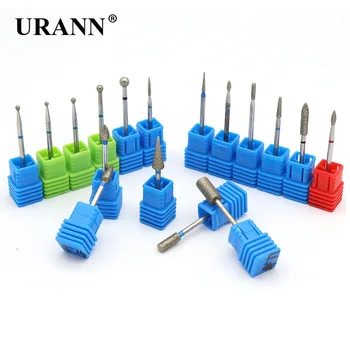

17 types Diamond Burr Nail Drill Bits Carbide Cuticle Milling Cutter Electric Grinder for Manicure Pedicure Remover Tool