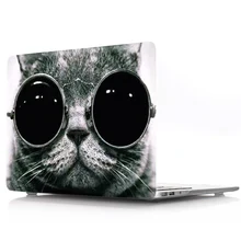 Милый мультяшный чехол с котом для Macbook Pro 13 Pro 15 CD rom A1278 A1286 чехол для ноутбука Pro 13 Pro 15 CD rom чехол жесткий ПВХ