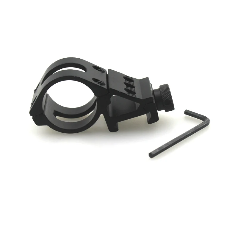 

25mm Aluminum Alloy Track Clip Bicycle Clip for Flashlights